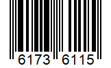Barcode 61736115