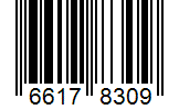 Barcode 66178309
