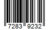 Barcode 72839232