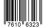 Barcode 76106323