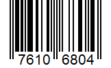 Barcode 76106804
