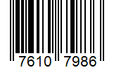 Barcode 76107986
