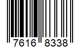 Barcode 76168338