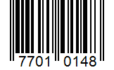 Barcode 77010148