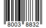 Barcode 80038832