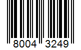Barcode 80043249