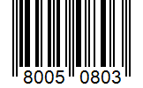 Barcode 80050803