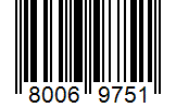 Barcode 80069751