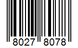 Barcode 80278078