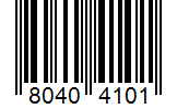 Barcode 80404101