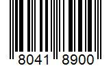 Barcode 80418900