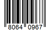 Barcode 80640967