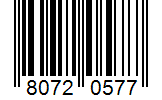 Barcode 80720577