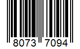 Barcode 80737094
