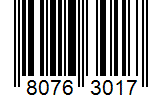 Barcode 80763017