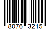Barcode 80763215