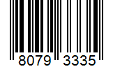 Barcode 80793335