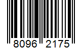 Barcode 80962175
