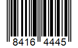 Barcode 84164445