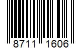 Barcode 87111606