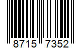 Barcode 87157352