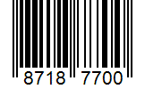 Barcode 87187700