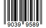 Barcode 90399589