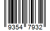 Barcode 93547932