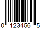 Kostenloser Online Barcode Generator: UPC-E