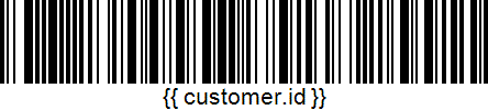 {{ customer.name }}'s barcode