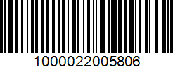 Штрих-код товара 1000022005806 Barcode 1000022005806