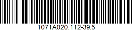 Barcode cho sản phẩm Giày Cầu Lông Bóng Chuyền Asics Nam GUN-COURT HUNTER 1071A020.112 (Trắng Đen)