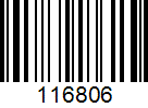 Barcode 116806