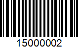 Barcode 15000002