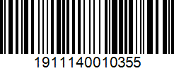 Штрих-код товара 1911140010355 Barcode 1911140010355
