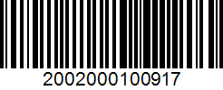 Barcode 2002000100917