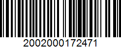Barcode 2002000172471
