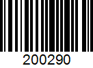 Barcode 200290