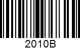 Barcode cho sản phẩm vợt bóng bàn 729 2010B