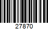 Barcode cho sản phẩm Lưới Cầu Lông Sodex 27870
