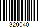 Штрих-код товара 329040 Barcode 329040