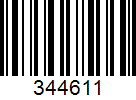 Штрих-код товара 344611 Barcode 344611