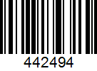 Штрих-код товара 442494 Barcode 442494
