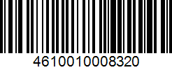 Штрих-код товара 4610010008320 Barcode 4610010008320