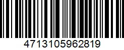 Штрих-код товара 4713105962819 Barcode 4713105962819