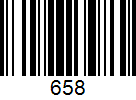 Barcode 658