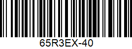 Barcode cho sản phẩm Giày Cầu Lông Yonex 65R3 Trắng/Đen/Cam