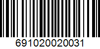 Barcode 691020020031