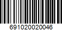 Barcode 691020020046