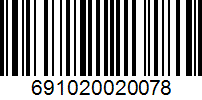 Barcode 691020020078